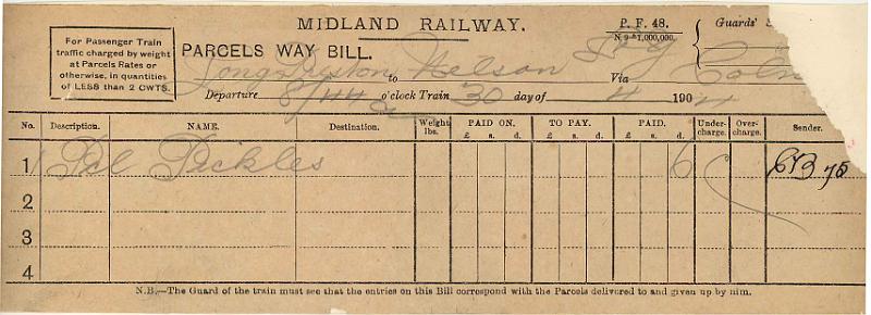 Parcel 30-04-04 to Nelson - Pickles.jpg - Way Bill: Parcel 30-04-04 to Nelson - Pickles